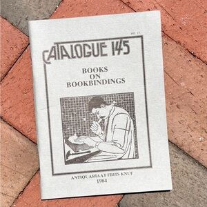 1984 Books on Bookbindings Antiquariat Frits Knuf Catalogue Book Bindery Art